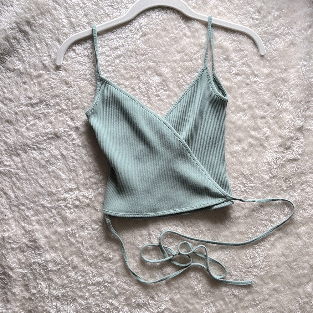 SOLD cross  halter top
